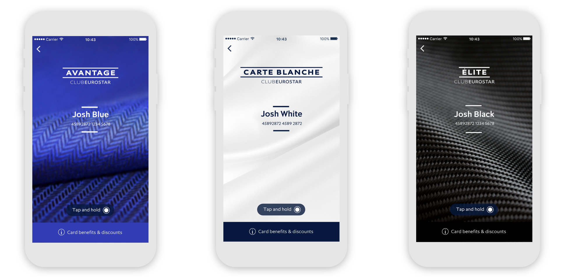 Club Eurostar Cards